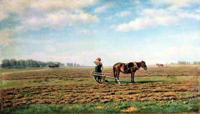 Labourer le champ, 1871 - Mikhail Konstantinovich Klodt